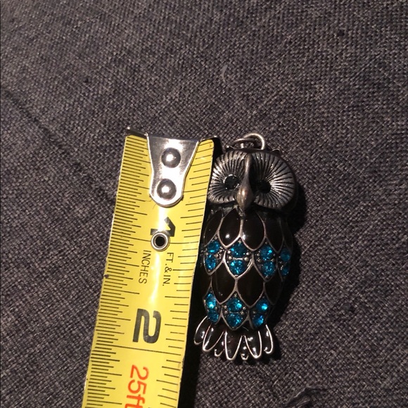Boutique CRYSTAL Owl necklace 🥰NWOT🥰 - Picture 5 of 6
